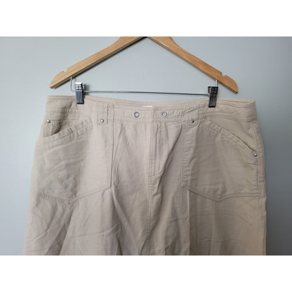 Pendeleton Women's 55% Linen Blend Midi Skirt Size 18 - Picture 4 of 6